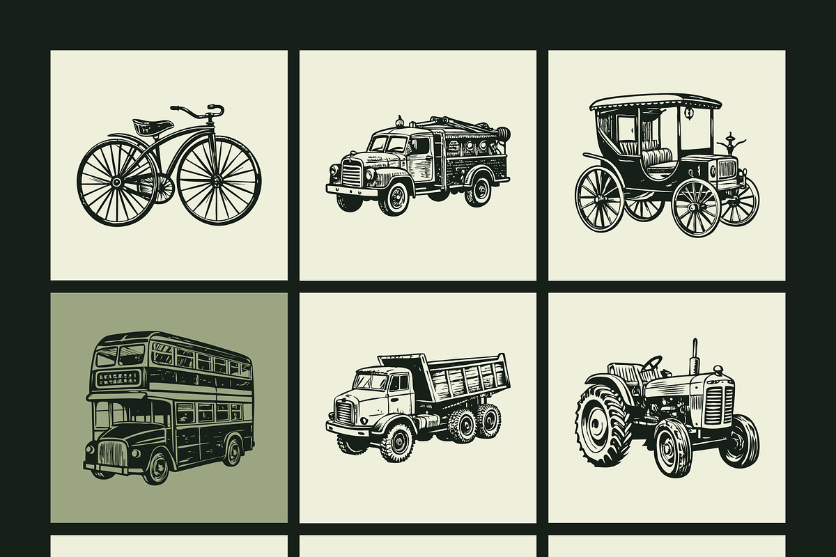 325 Vintage Adventure and Travel, a Transportation Illustration by Creative Stall (Photo 22 of 22)