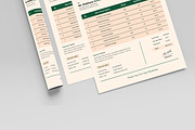 Invoice Design Layout, a Stationery Template by MightyDesign (Thumbnail 5 of 8)