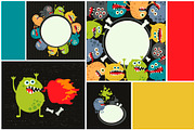 Monsters + patterns + banners, an Animal Illustration by eka panova (Thumbnail 4 of 5)