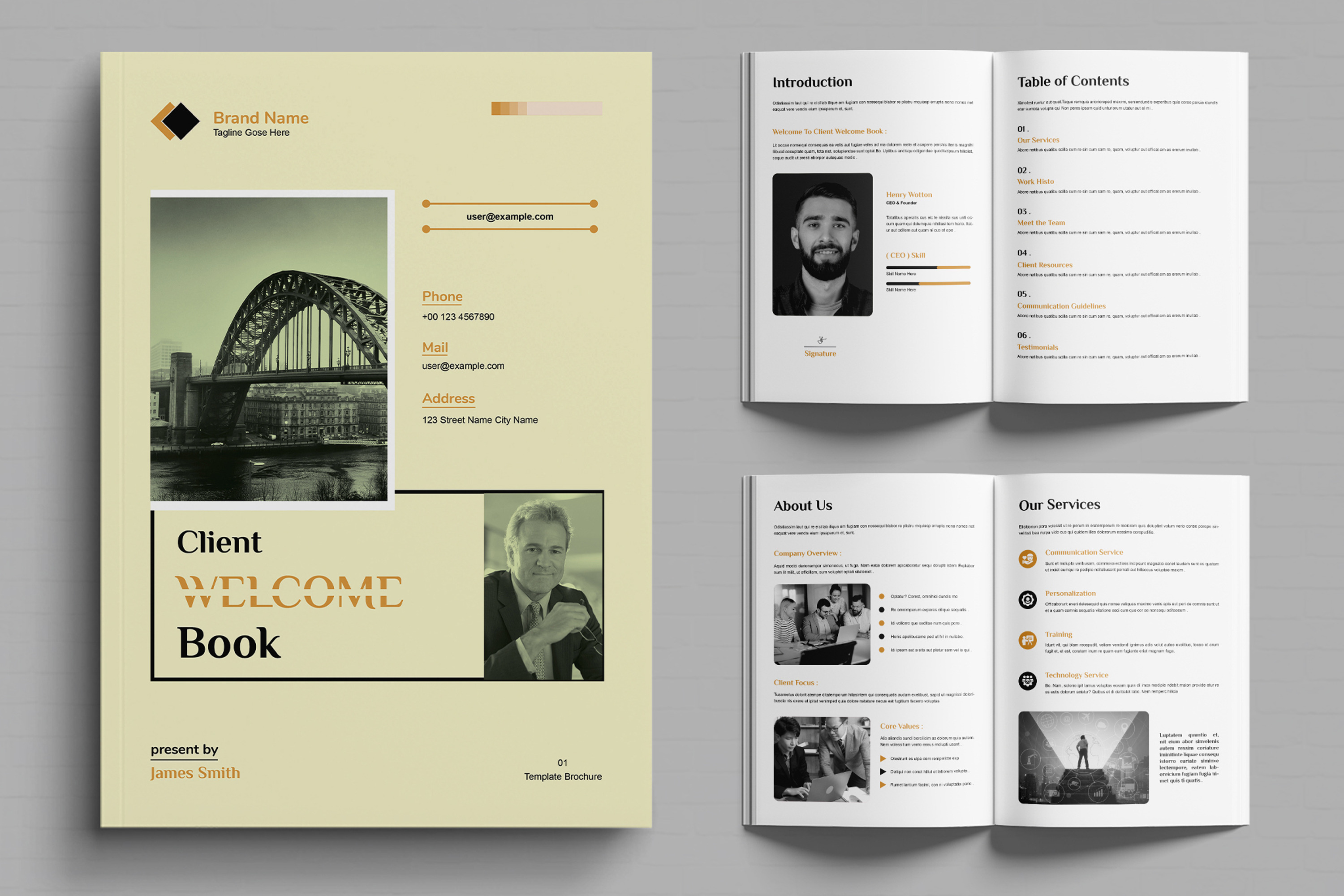 Client Welcome Book Template