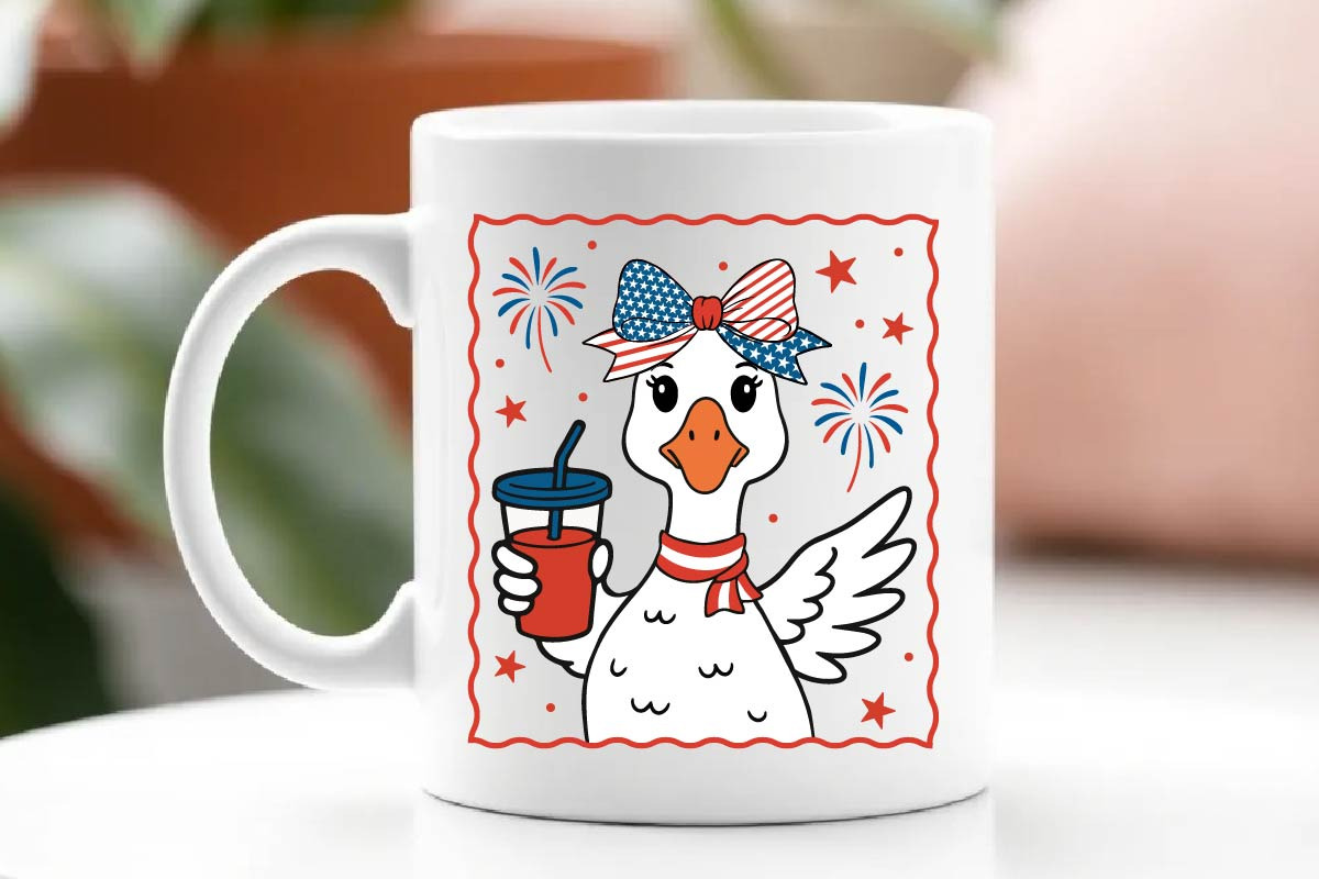 4th of July Mama Goose Png SVG, an Object Graphic by EllaMaiyaali (Photo 4 of 5)