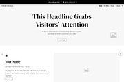 Portfolio / Google Site Wireframe, a Templates & Theme by Template Heaven (Thumbnail 1 of 5)