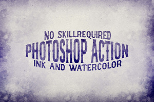 Watercolor & Ink Text & Shape Maker