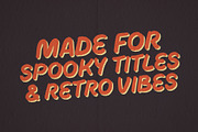 Monster Scream Retro Horror Font, a Sans Serif Font by BilberryCreates (Thumbnail 4 of 9)