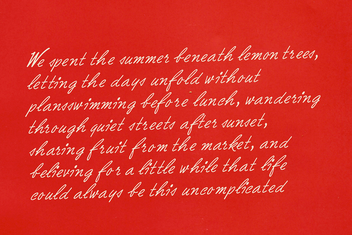 Cascade Script, a Handwritten Font by Lilithcollageart (Photo 7 of 9)