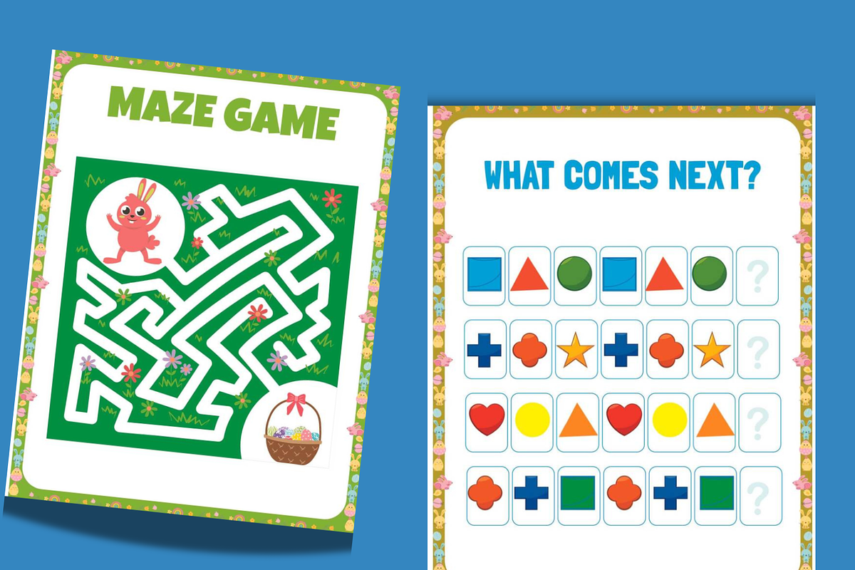 Easter Activity Book For Kids, a Seasonal Illustration by Sourcedigi (Photo 3 of 3)
