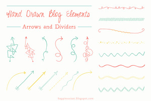 Hand Drawn Arrows and Dividers