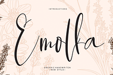 Emolka | Script font