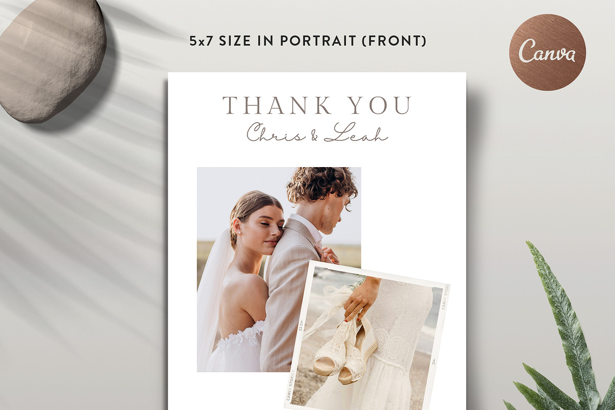 Thank You Card Template TC001, an Invitation Template by Bellenity Design (Photo 2 of 4)