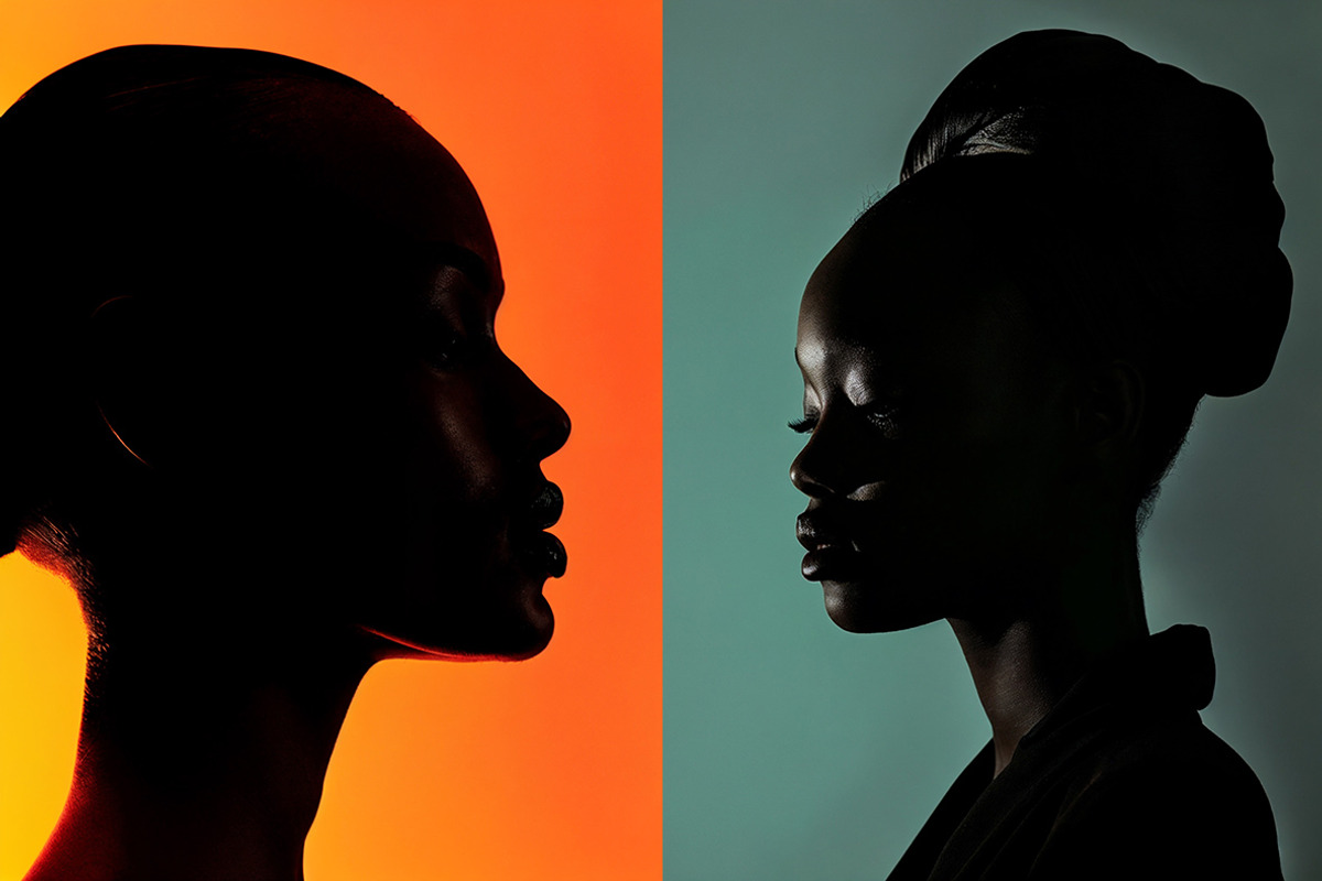 122 Silhouette Portraits, a Person Photo by Handmadefont (Photo 3 of 15)