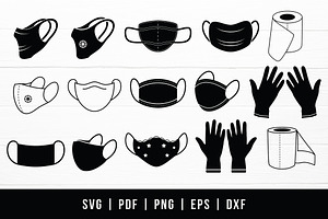 Face Mask SVG Bundle