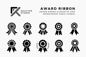 Black Ribbon Icon Vector, an Icon by Akatype Studio