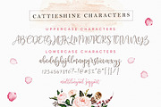 Sale 20% Cattieshine - Font Duo, a Script Font by Anatadesign (Thumbnail 21 of 22)