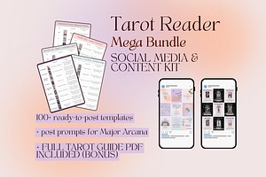Tarot Reader Social Media Kit BUNDLE