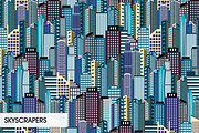 Cityscapes Seamless Patterns, a Pattern Graphic by Part of the Art (Thumbnail 4 of 5)