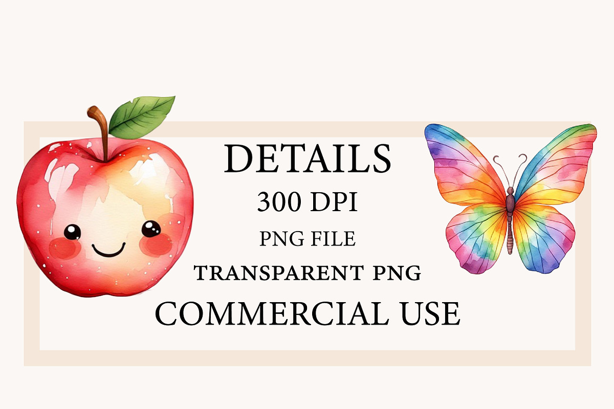Pastel Cute Back to School Clipart, a Seasonal Illustration by Designworld (Photo 4 of 11)