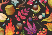 Autumn Forest, Fall Collection, an Object Illustration by Olga Olmix (Thumbnail 4 of 4)