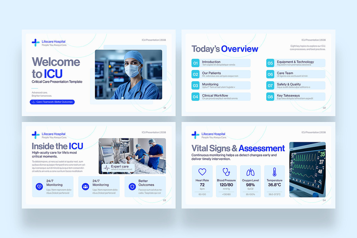 ICU Hospital Medical Presentation, a Presentation Template by BrandPacks (Photo 2 of 4)