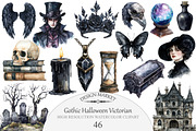 Gothic Halloween Victorian, an Illustration by Design Market (Thumbnail 1 of 5)