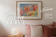 DIN A Landscape Sweet Bedroom Mockup, a Household Mockup by WasMockups (Thumbnail 3 of 6)