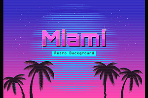 80s Retro Neon gradient background., a Decorative Illustration by Di Bronzino