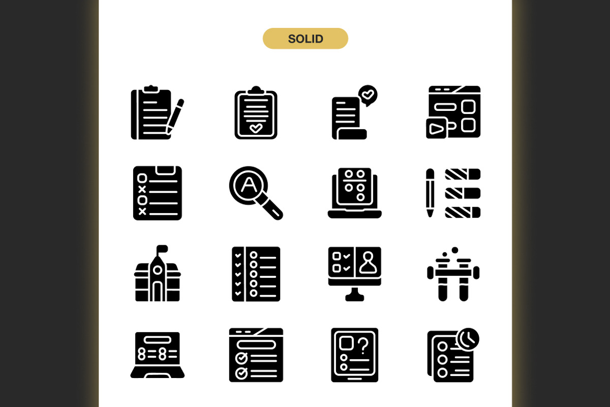 Test School Icons, an Icon by Spacepixel Creative (Photo 3 of 3)