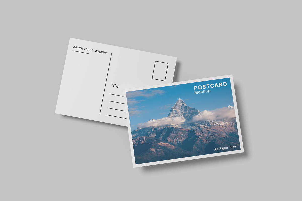 Postcard Mockup, a Print Template by Amigos__46 (Photo 9 of 18)