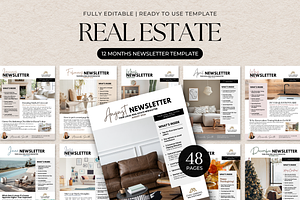 12 Month Real Estate Newsletter