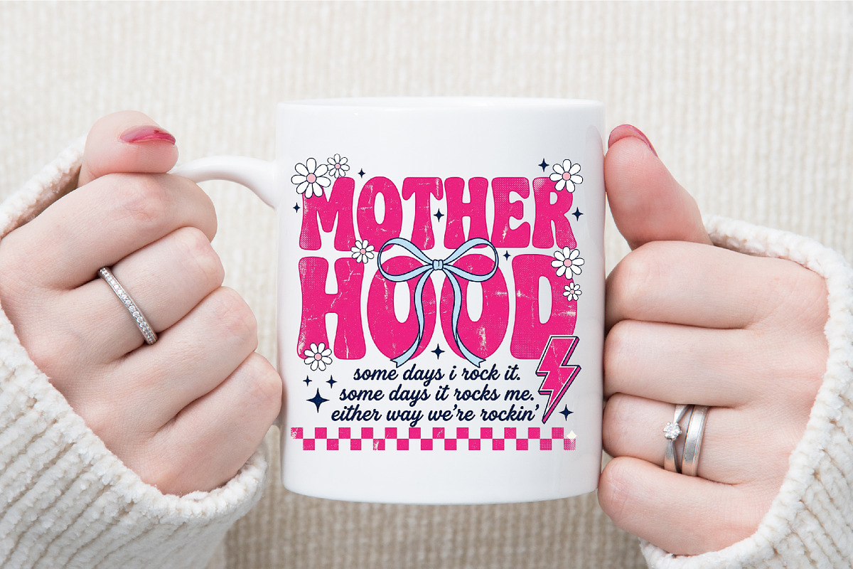 Mother Hood Png, Trendy Mama Png,, an Object Illustration by Sublimation Artist (Photo 7 of 9)