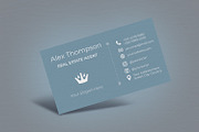 Real Estate Business Card Design, a Business Card Template by Kseniya-Omega (Thumbnail 4 of 4)