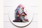 Whimsical Easter House clipart, an Illustration by Designworld (Thumbnail 10 of 10)