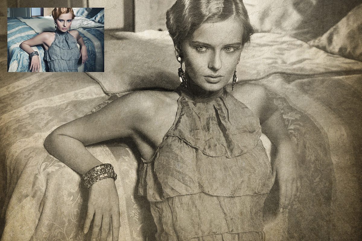 Vintage Old Photo Effect, a Brushes & More by Creativetacos (Photo 6 of 6)