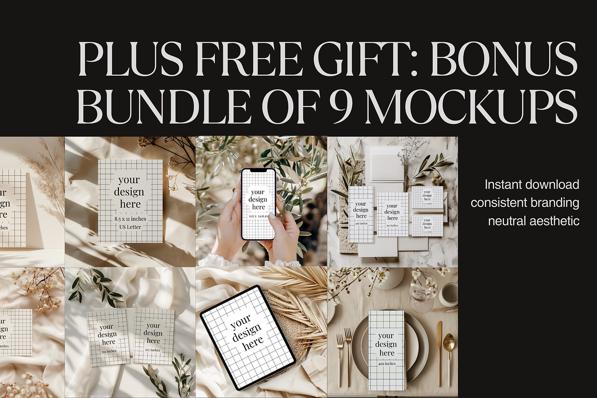 Rustic 5x7 Invitation Mockup PSD, a Mockup by PhoebeCreates (Photo 6 of 7)