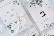 Eucalyptus Foliage Wedding Suite, an Invitation Template by BlueRobinDesignShop (Thumbnail 1 of 10)