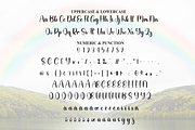 Rainbow | Script Font, a Handwritten Font by Scratchones (Thumbnail 7 of 7)