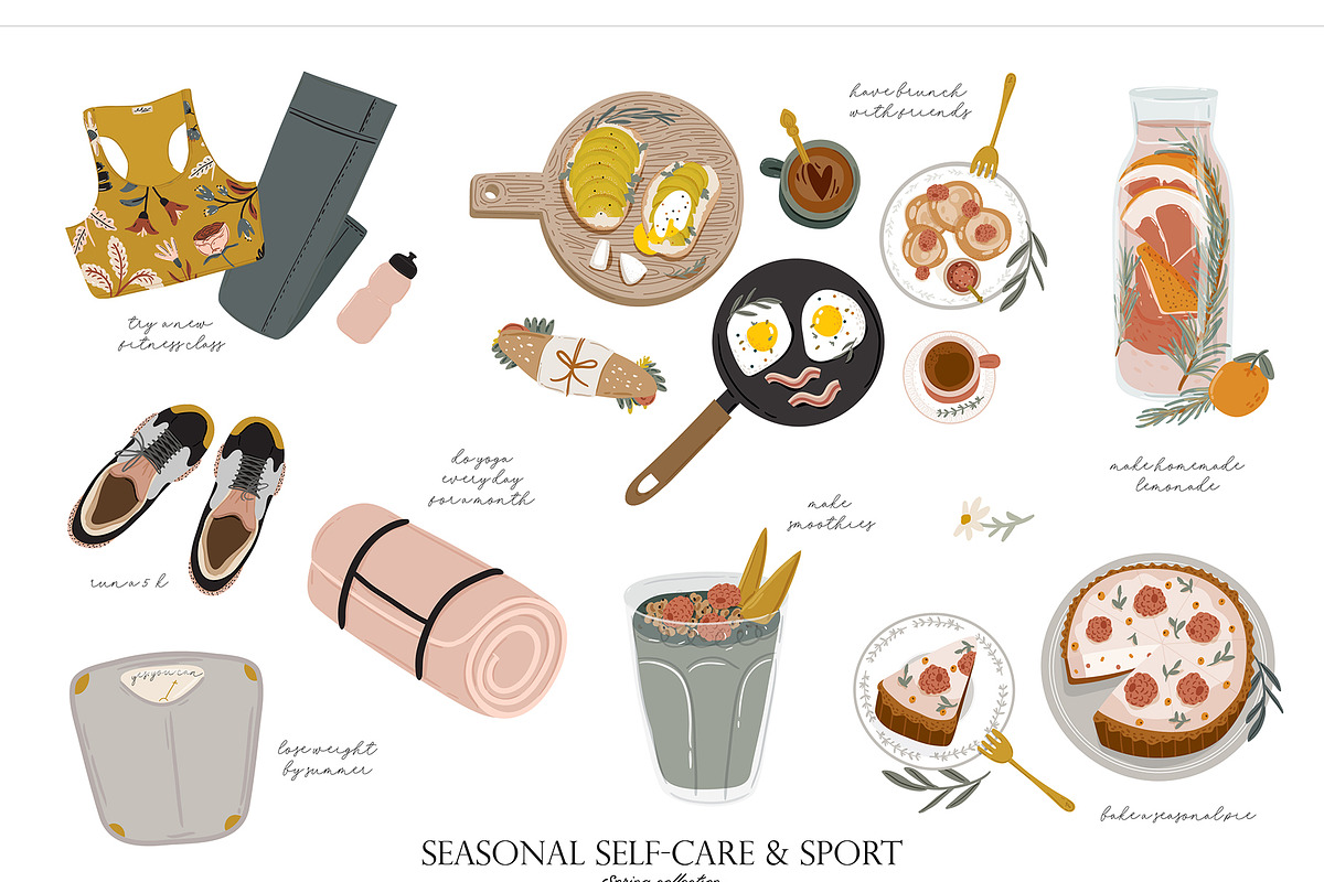 FOUR SEASONS BUNDLE, an Object Graphic by Ruslana Lubenets (Photo 6 of 52)
