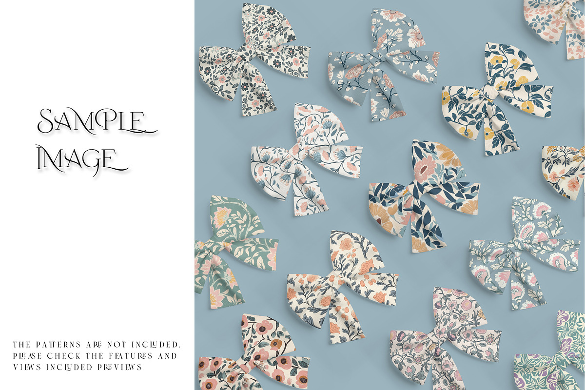 Textile Bows Mockups, a Household Mockup by mock-ups (Photo 5 of 15)