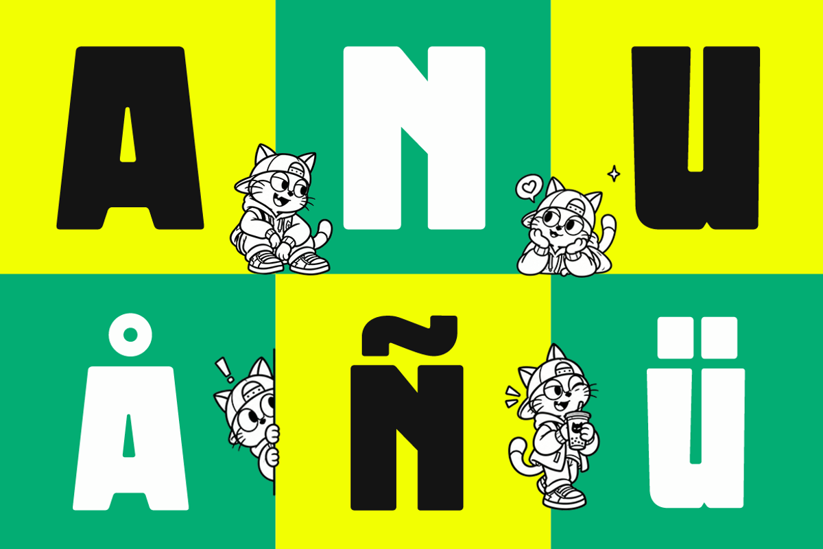 Gravist Core Blocky Display Font, a Sans Serif Font by Rasio Studio (Photo 3 of 11)