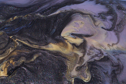Spreading ink pigment texture liquid
