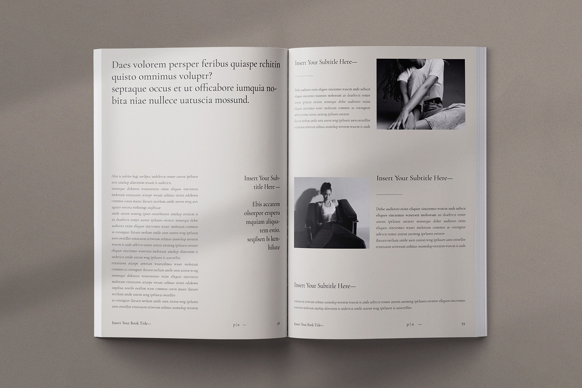 Book Layout & Magazine Template, a Brochure Template by Olion Lora (Photo 20 of 24)
