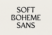 Soft Boheme Font, a Sans Serif Font by gafaroff studio (Thumbnail 1 of 7)