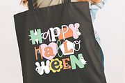 SPOOKY RANSOM Halloween Cut Out Font, a Handwritten Font by Blush Font Co. (Thumbnail 8 of 14)