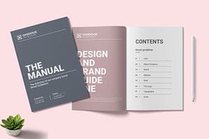 Brand Manual Design Layout