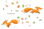 Fox vector set, an Animal Illustration by zmeizza (Thumbnail 6 of 9)