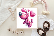 Watercolor Valentine's Day Clipart, an Illustration by CraftArtStudio (Thumbnail 6 of 6)