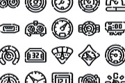Car dashboard gauges and meters, an Object Graphic by pikepicture (Thumbnail 3 of 3)