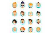 People avatars set, an Animal Illustration by Podis (Thumbnail 1 of 2)