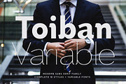 Toiban Font Family, a Sans Serif Font by Sealoung (Thumbnail 1 of 12)