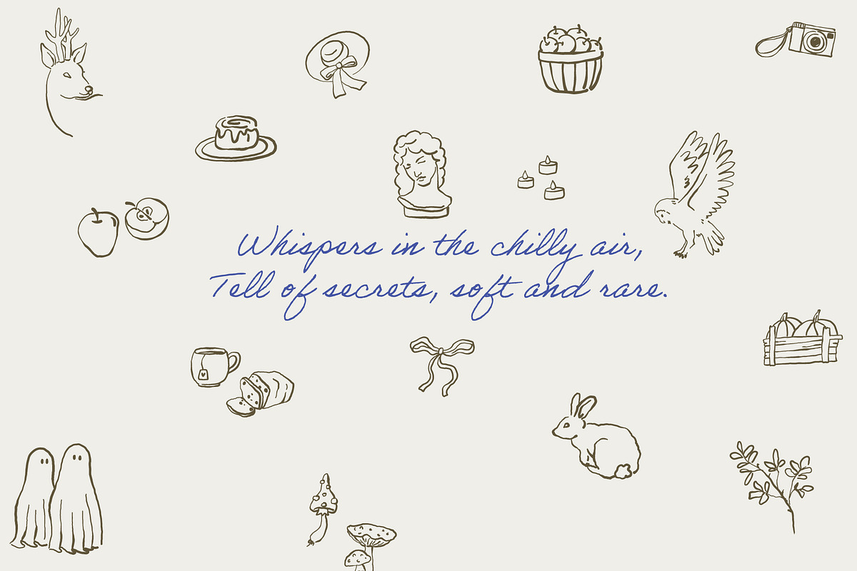 Autumn Hand Drawn Illustrations, an Illustration by Anastasiya Klempach (Photo 3 of 13)