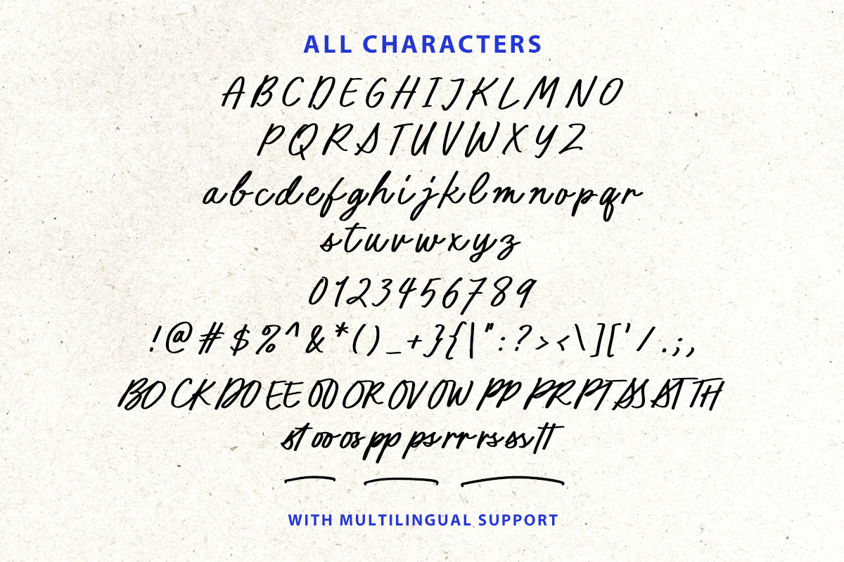 Twisted Author Natural Handwriting, a Handwritten Font by Letterhend Studio (Photo 9 of 9)